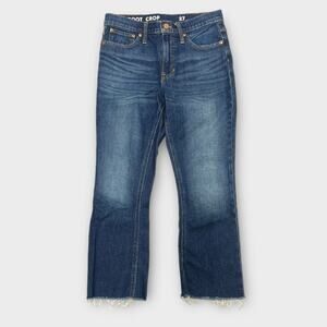 J.Crew Billie Demi-Boot Crop Jean in Lantern Wash Size 27